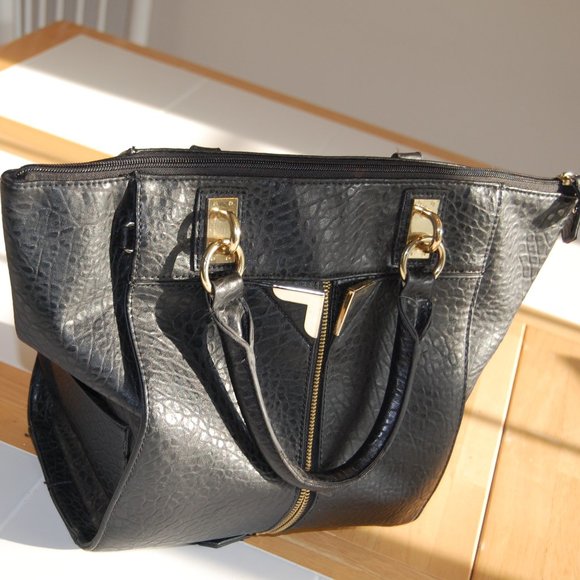 DANIELLE NICOLE  Man made materials Black Hand Bag - No Shoulder Straps - Picture 5 of 16